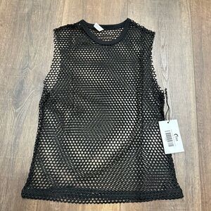 NWT Zyia Black don’t mesh with me swim cover